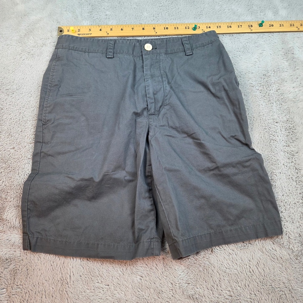 Vineyard Vines Chino Shorts Mens 30 Flat Front Cotton Twill Classic Fit Charcoal
